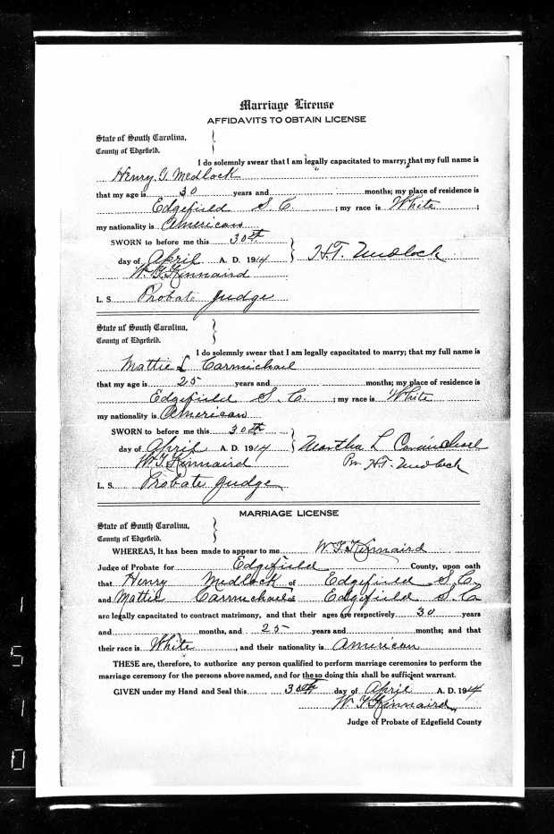 henry and martha marriage license 2